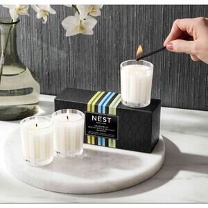New Nest 3 pack scented votive candle set